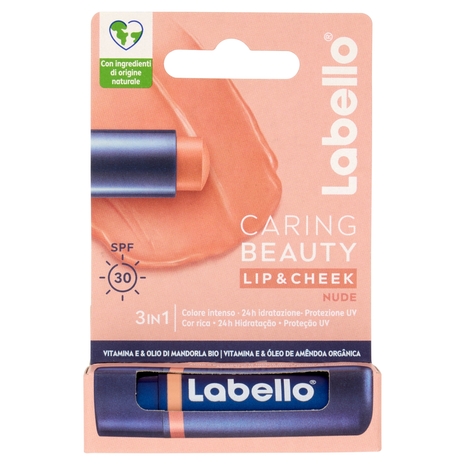 Labello Caring Beauty Lip & Cheek Nude SPF 30 4,8 g